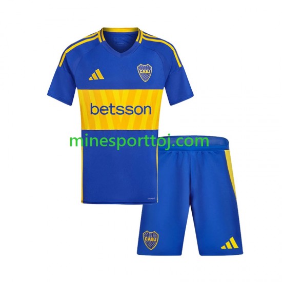 CA Boca Juniors Børne Hjemmebane Fodboldtrøje 2024-2025 Lange Ærmer