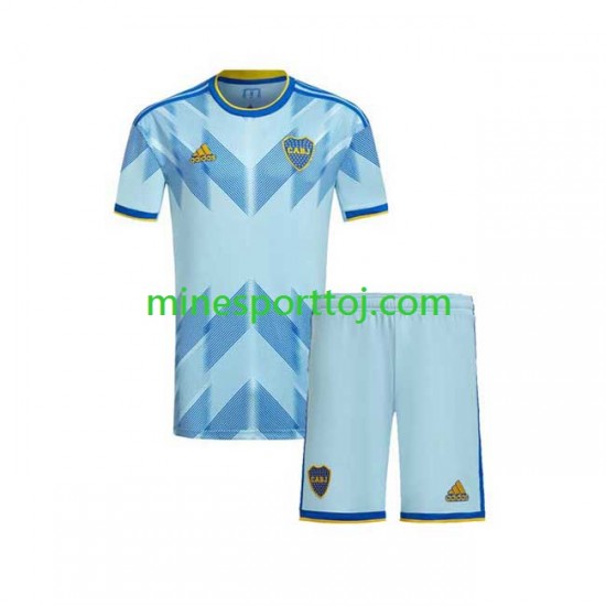 CA Boca Juniors Børne Tredje Fodboldtrøje 2023-2024 Lange Ærmer