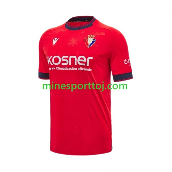 CA Osasuna Herre Hjemmebane Fodboldtrøje 2024-2025 Lange Ærmer