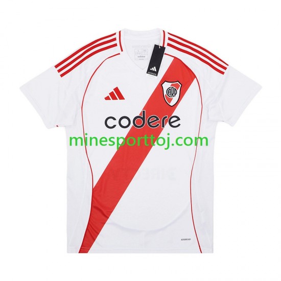 CA River Plate Herre Hjemmebane Fodboldtrøje 2024-2025 Lange Ærmer