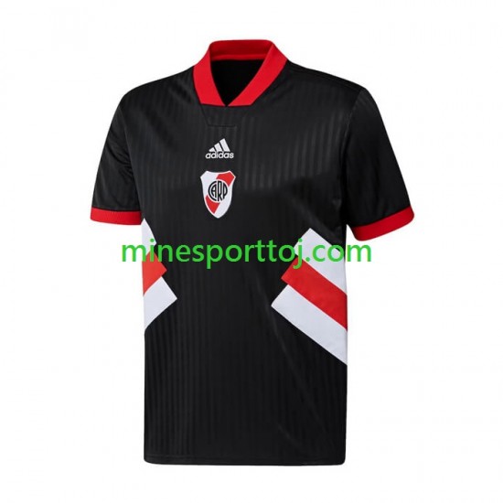 CA River Plate Icon Herre Retro Hjemmebane Fodboldtrøje 2022-2023 Lange Ærmer