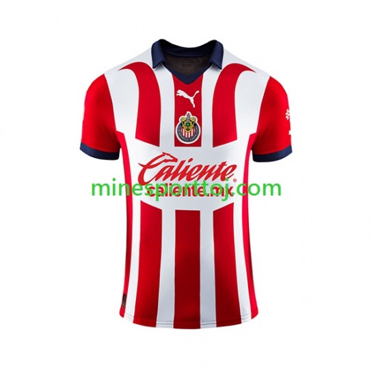 CD Guadalajara Herre Hjemmebane Fodboldtrøje 2023-2024 Lange Ærmer