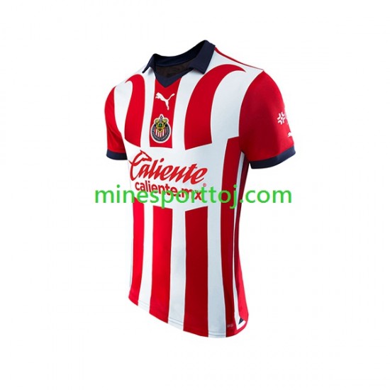 CD Guadalajara Herre Hjemmebane Fodboldtrøje 2023-2024 Lange Ærmer