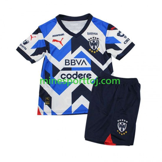 CF Monterrey Børne Tredje Fodboldtrøje 2023-2024 Lange Ærmer
