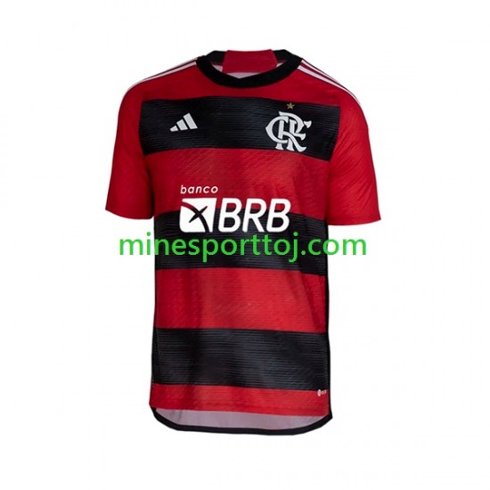 CR Flamengo Herre Hjemmebane Fodboldtrøje 2023-2024 Lange Ærmer