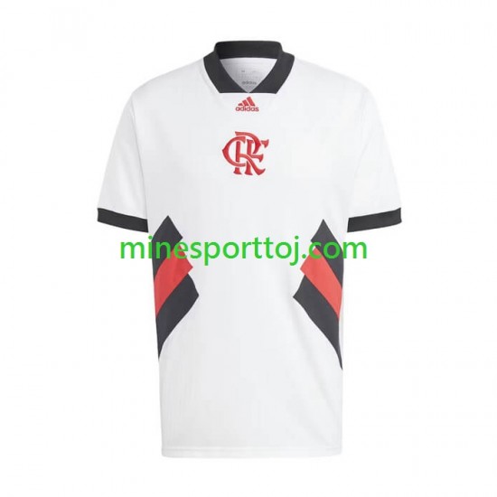 CR Flamengo Icon Herre Retro Hjemmebane Fodboldtrøje 2022-2023 Lange Ærmer