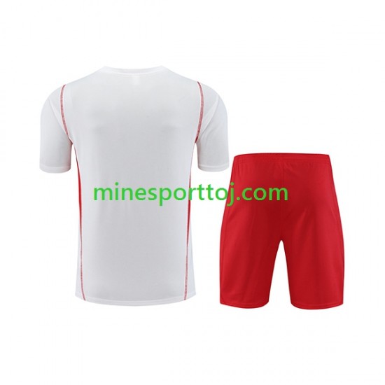 CR Flamengo Hvid Træningstrøje og shorts 2023-2024