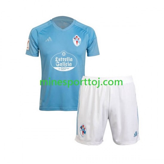 Celta de Vigo Børne Hjemmebane Fodboldtrøje 2023-2024 Lange Ærmer