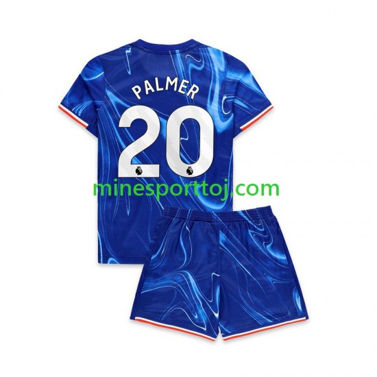 Chelsea Cole Palmer 20 Børne Hjemmebane Fodboldtrøje 2024-2025 Lange Ærmer