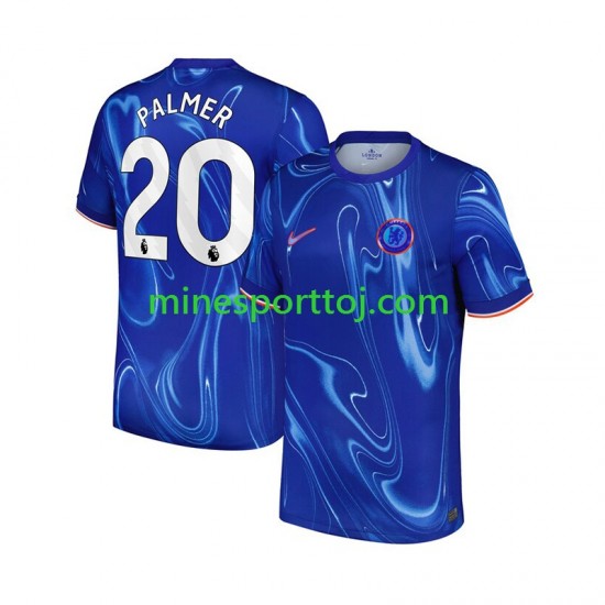 Chelsea Cole Palmer 20 Herre Hjemmebane Fodboldtrøje 2024-2025 Lange Ærmer