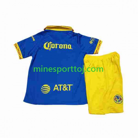 Club América Børne Udebane Fodboldtrøje 2023-2024 Lange Ærmer
