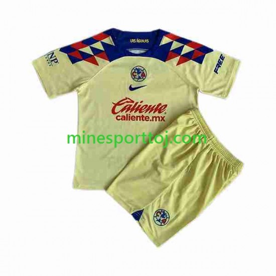 Club América Børne Hjemmebane Fodboldtrøje 2023-2024 Lange Ærmer
