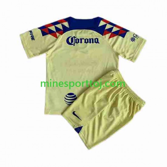 Club América Børne Hjemmebane Fodboldtrøje 2023-2024 Lange Ærmer