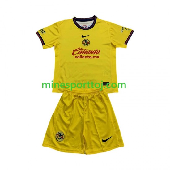 Club América Børne Hjemmebane Fodboldtrøje 2024-2025 Lange Ærmer