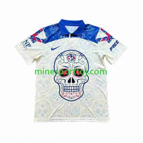 Club América Day of the Dead Herre Udebane Fodboldtrøje 2023-2024 Lange Ærmer