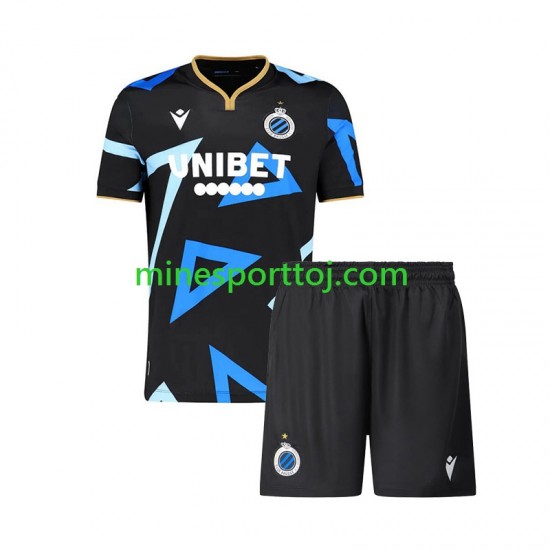 Club Brugge Børne Fjerde Fodboldtrøje 2023-2024 Lange Ærmer