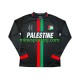 Club Deportivo Palestino Center Stripre Herre Hjemmebane Fodboldtrøje 2024-2025 med Korte Ærmer