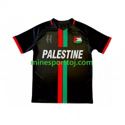 Club Deportivo Palestino Center Stripre Herre Hjemmebane Fodboldtrøje 2024-2025 Lange Ærmer