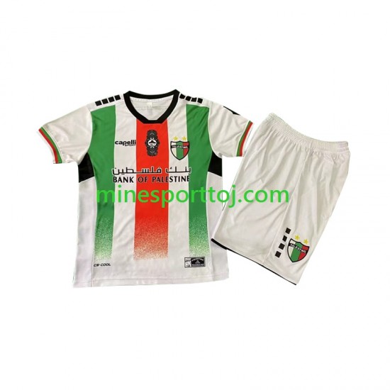 Club Deportivo Palestino Børne Hjemmebane Fodboldtrøje 2024-2025 Lange Ærmer