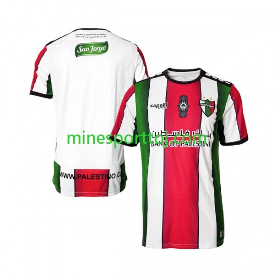 Club Deportivo Palestino Herre Hjemmebane Fodboldtrøje 2022-2023 Lange Ærmer