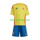Colombia Copa America 2024 Børne Hjemmebane Fodboldtrøje Lange Ærmer