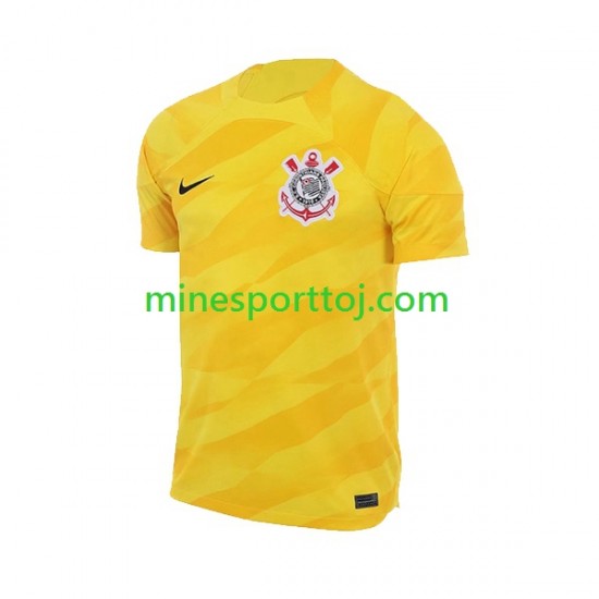 Corinthians Målmand Herre Udebane Fodboldtrøje 2023-2024 Lange Ærmer