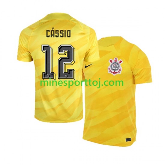 Corinthians Målmand Cassio 12 Herre Udebane Fodboldtrøje 2023-2024 Lange Ærmer