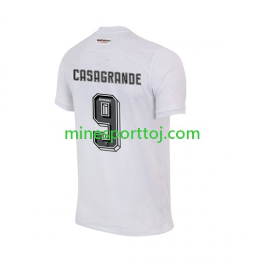 Corinthians Yuri Alberto 9 2023 Herre Hjemmebane Fodboldtrøje Lange Ærmer