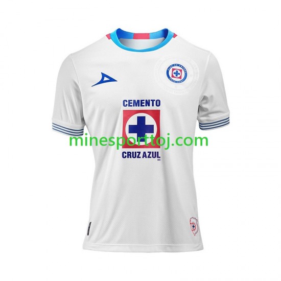 Cruz Azul Herre Udebane Fodboldtrøje 2024-2025 Lange Ærmer