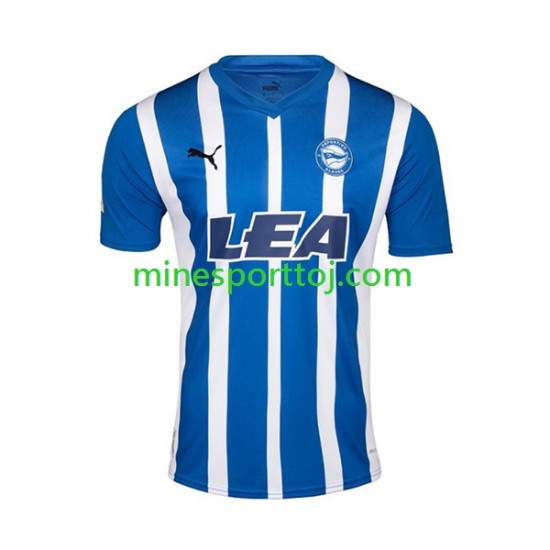 Deportivo Alaves Herre Hjemmebane Fodboldtrøje 2023-2024 Lange Ærmer