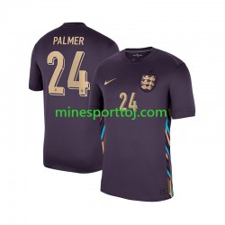England Cole Palmer 24 2024 Herre Udebane Fodboldtrøje Lange Ærmer
