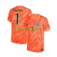 England Målmand Pickford 1 Euro 2024 Herre Hjemmebane Orange Fodboldtrøje Lange Ærmer
