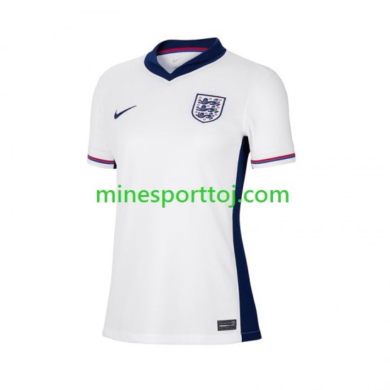 England Euro 2024 Kvinder Hjemmebane Fodboldtrøje Lange Ærmer
