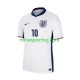 England Jude Bellingham 10 Euro 2024 Herre Hjemmebane Hvid Fodboldtrøje Lange Ærmer