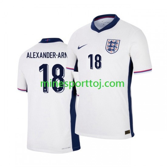 England Trent Alexander-Arnold 18 Euro 2024 Herre Hjemmebane Fodboldtrøje Lange Ærmer