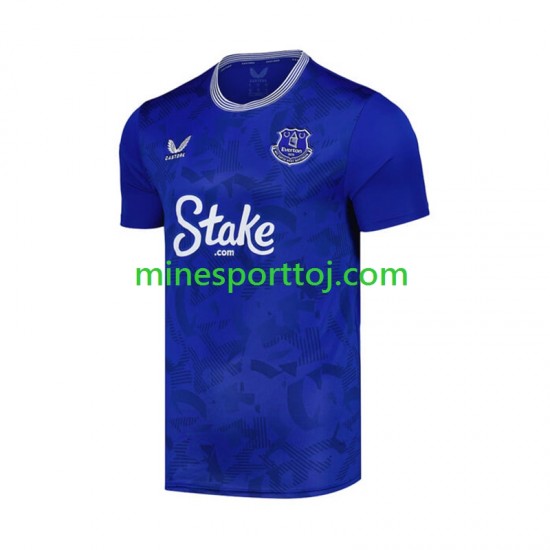 Everton Herre Hjemmebane Fodboldtrøje 2024-2025 Lange Ærmer