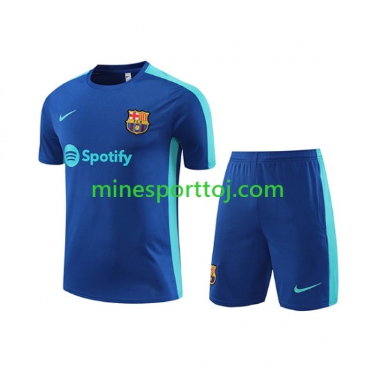 FC Barcelona Blå Træningstrøje og shorts 2023-2024