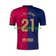 FC Barcelona F. DE JONG 21 Herre Hjemmebane Fodboldtrøje 2024-2025 Lange Ærmer