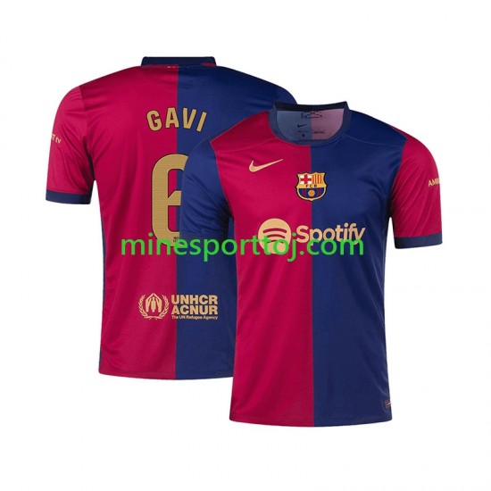 FC Barcelona GAVI 6 Herre Hjemmebane Fodboldtrøje 2024-2025 Lange Ærmer