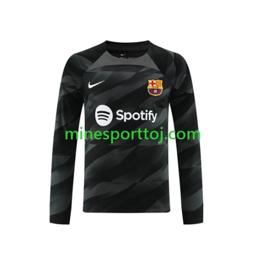 FC Barcelona Målmand Herre Udebane Fodboldtrøje 2023-2024 med Korte Ærmer