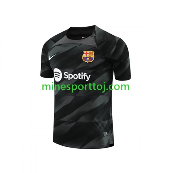 FC Barcelona Målmand Herre Udebane Fodboldtrøje 2023-2024 Lange Ærmer
