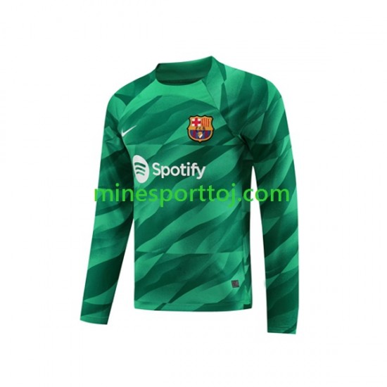 FC Barcelona Målmand Ter Stegen 1 Herre Hjemmebane Fodboldtrøje 2023-2024 med Korte Ærmer