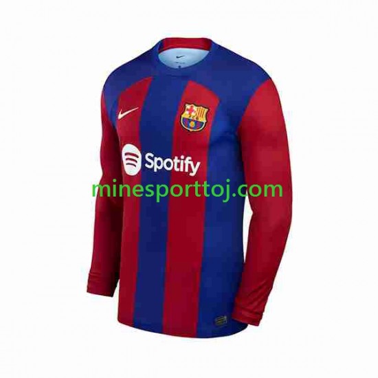 FC Barcelona Herre Hjemmebane Fodboldtrøje 2023-2024 med Korte Ærmer