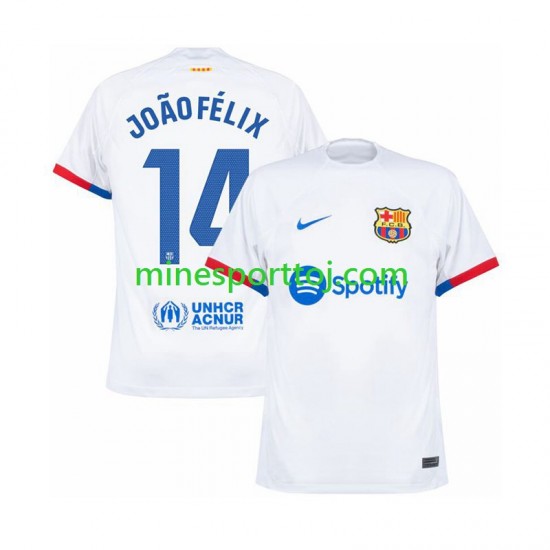 FC Barcelona Joao Felix 14 Herre Udebane Fodboldtrøje 2023-2024 Lange Ærmer FC Barcelona Joao Felix 14 Herre Udebane Fodboldtrøje 2023-2024 Lange Ærmer