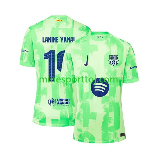 FC Barcelona LAMINE YAMAL 19 UCL Font Herre Tredje Fodboldtrøje 2024-2025 Lange Ærmer