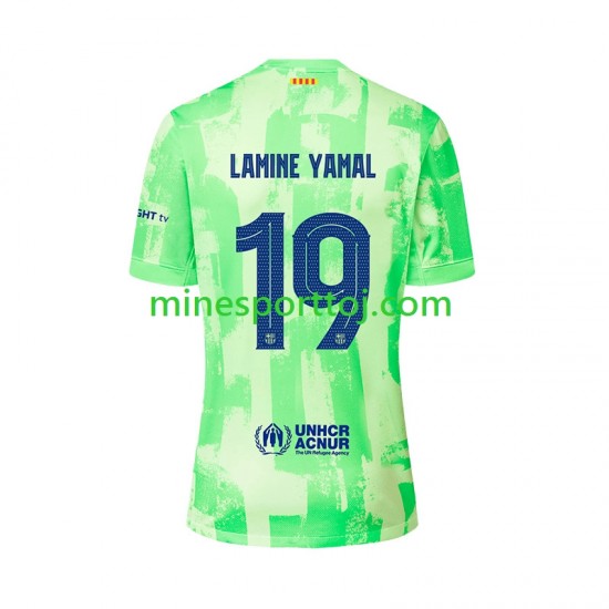 FC Barcelona LAMINE YAMAL 19 UCL Font Herre Tredje Fodboldtrøje 2024-2025 Lange Ærmer