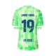 FC Barcelona LAMINE YAMAL 19 UCL Font Herre Tredje Fodboldtrøje 2024-2025 Lange Ærmer