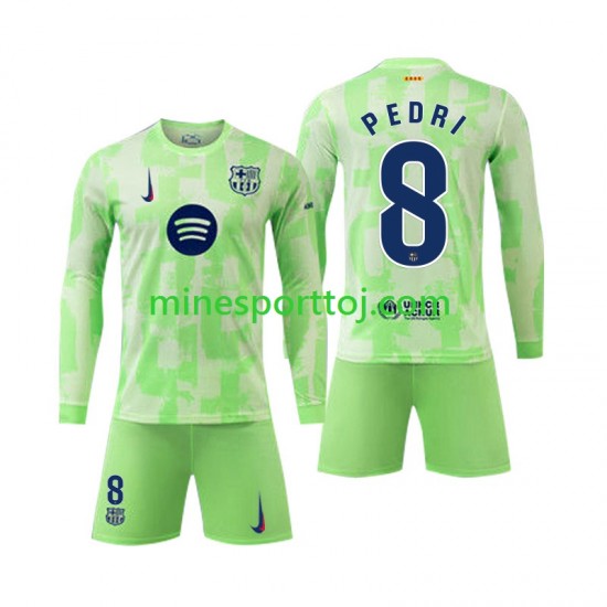 FC Barcelona Pedri 8 Børne Tredje Fodboldtrøje 2024-2025 med Korte Ærmer