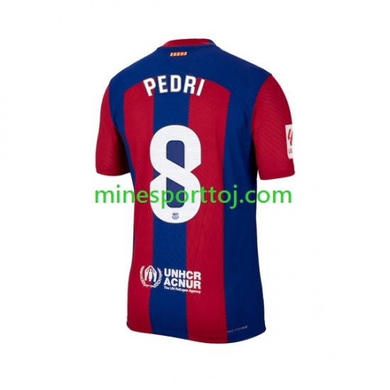 FC Barcelona Pedri 8 Herre Hjemmebane Fodboldtrøje 2023-2024 Lange Ærmer