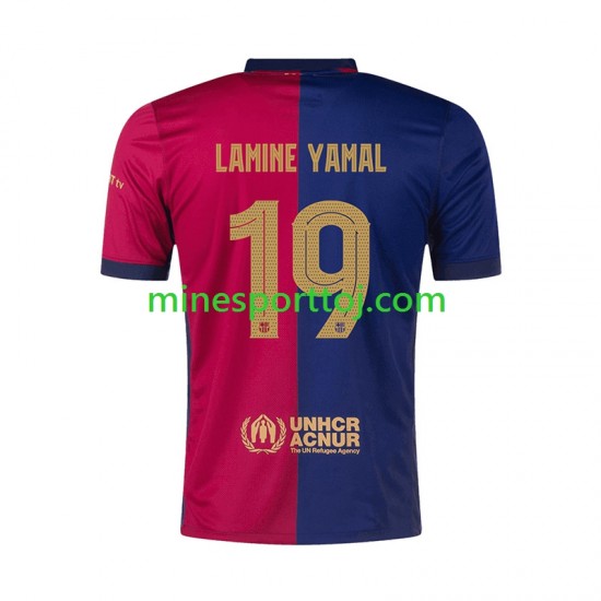 FC Barcelona UCL Font Lamine Yamal 19 Herre Hjemmebane Fodboldtrøje 2024-2025 Lange Ærmer